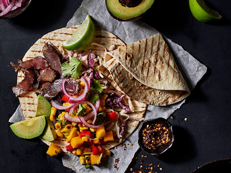 Chakalaka Breakfast Tacos